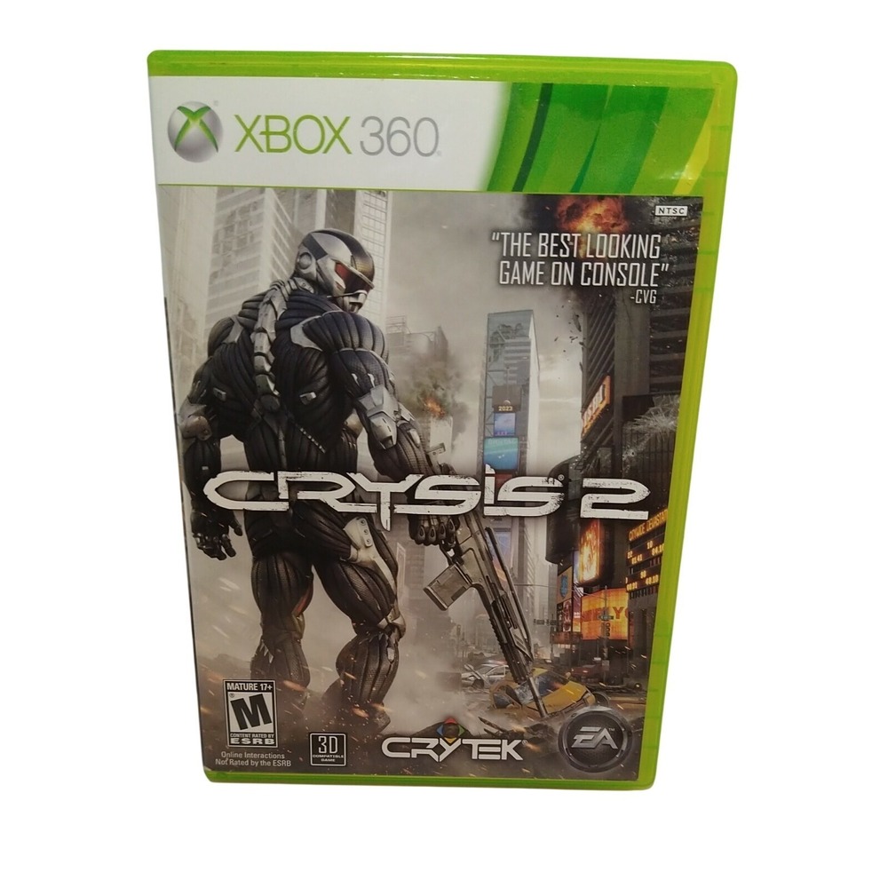 Crysis 2 for Xbox 360! Very Good Condition! See pics!